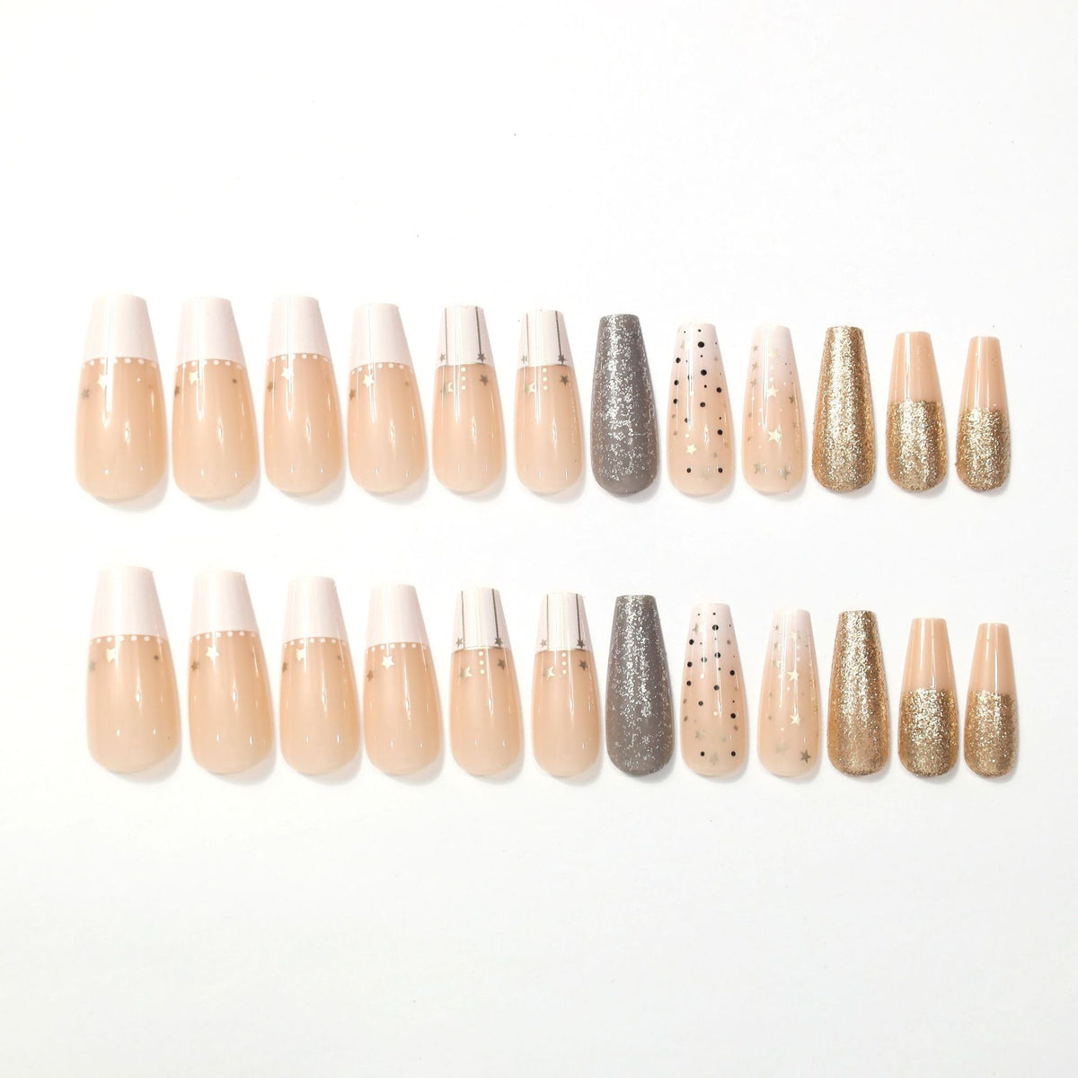 Glamouröse Sternen Nagelkunst Verbesserungen Brehn