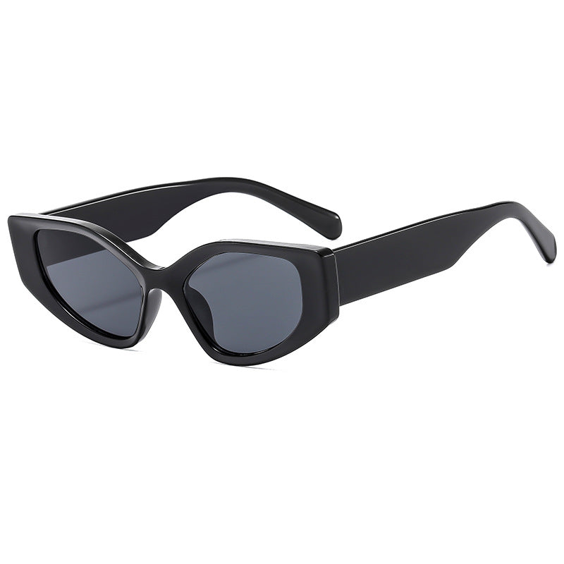 Damen modische Sonnenbrille mit kontemporärem, weitwinkligem Rahmen Brehn