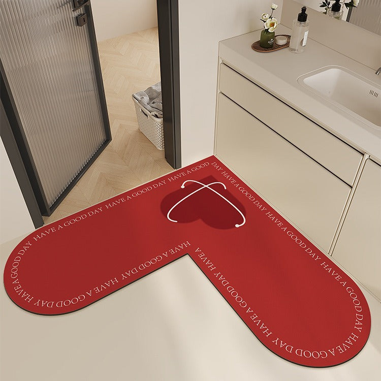 Moderne Herzförmige Küchenmatte Brehn