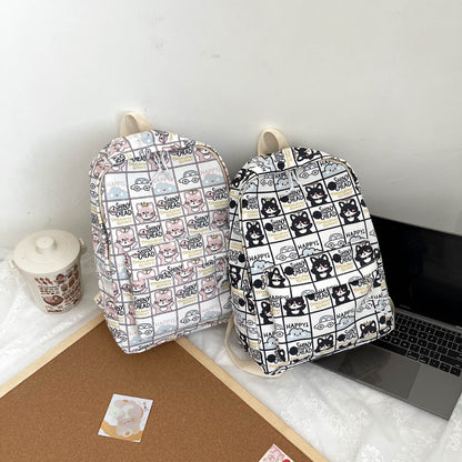 Cartoon gemusterten Rucksack Brehn
