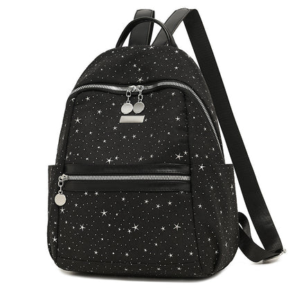 Stern-beschmückter Faux-Suede-Rucksack