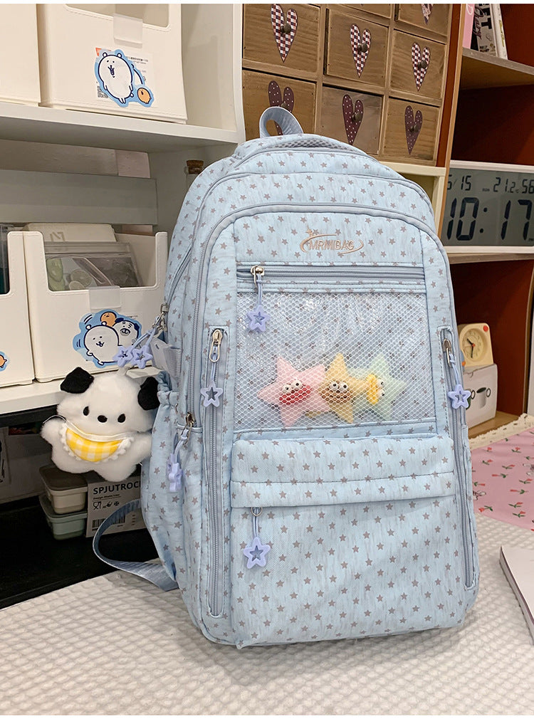 Stern-Druck Multi-Funktionale Schule-Rucksack
