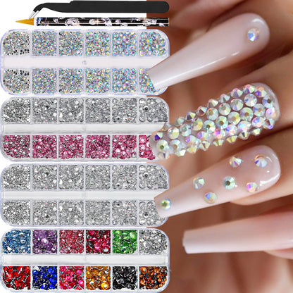 Kristall Strass Nagelkunst Dekorationsset