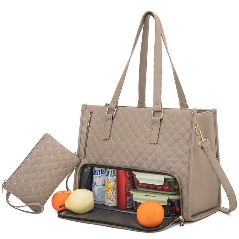Isolierte Mehrfächertasche für das Mittagessen