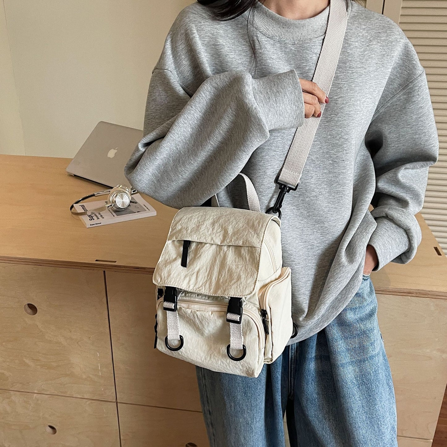 Multi-Taschen Stadt Rucksack Brehn