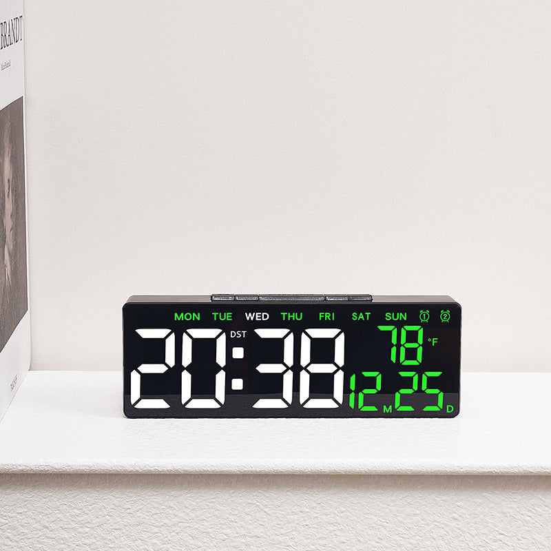 Digitaler Wecker mit Großer, Klarer Led-Anzeige und Temperaturanzeige Brehn