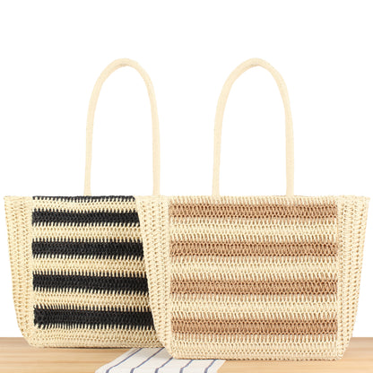 Strandtasche mit Modernem Zebramuster Brehn
