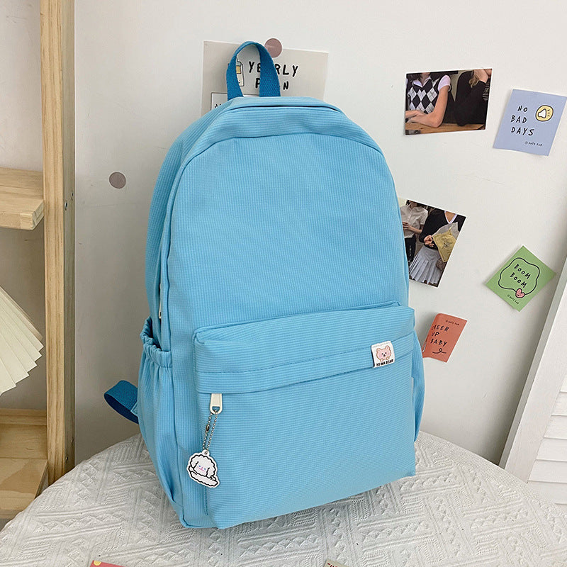 Lässiger Rüschentextur-Rucksack