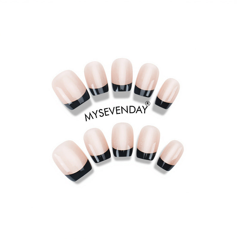 Gel French Tip Press-On Nails Brehn