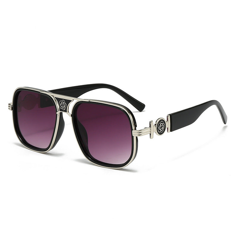 Herren Luxuriöse Rechteckige Sonnenbrille Brehn