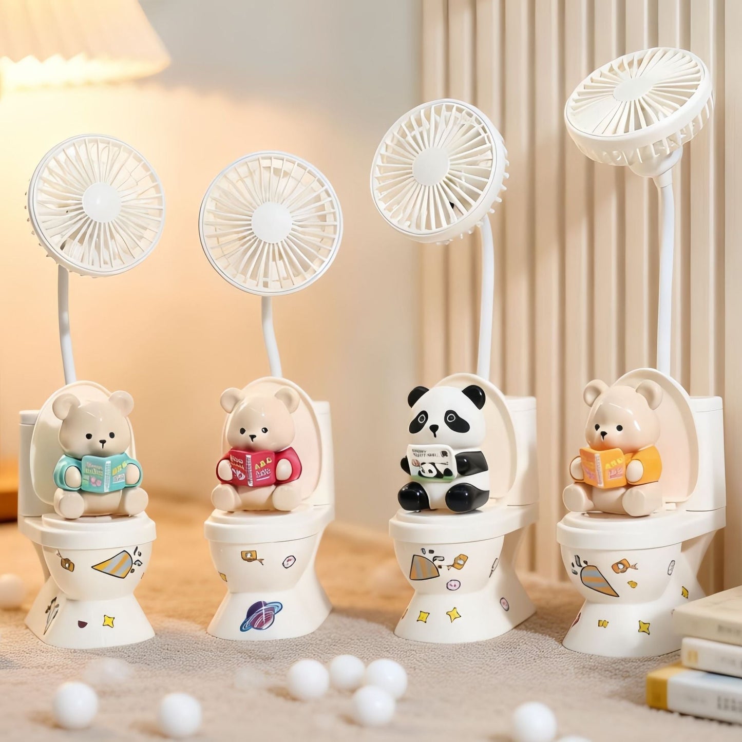 Frauen Tragbarer Mini Ventilator mit glänzendem Design Brehn