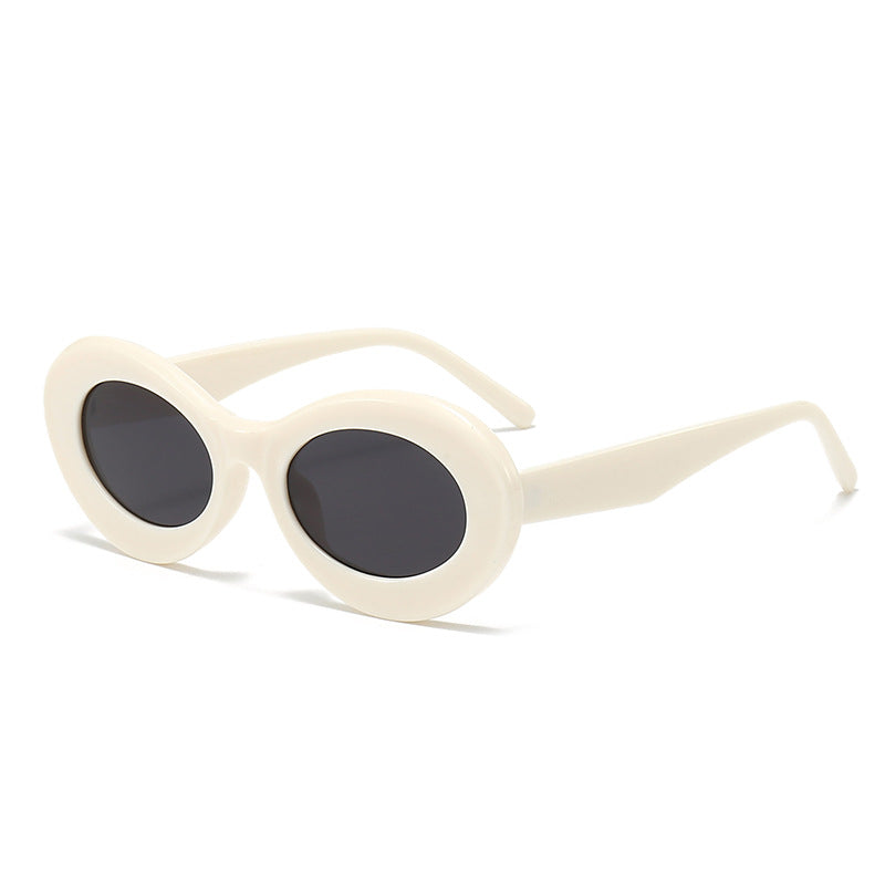 Damen modische ovalförmige Sonnenbrille mit innovativem Design Brehn