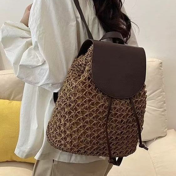Handgefertigte Rucksacktasche Aus Natürlichem Material Brehn