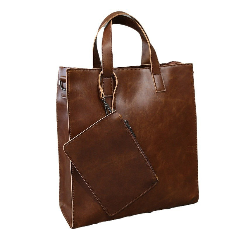 Stilvolle und Geräumige Ledertasche Brehn