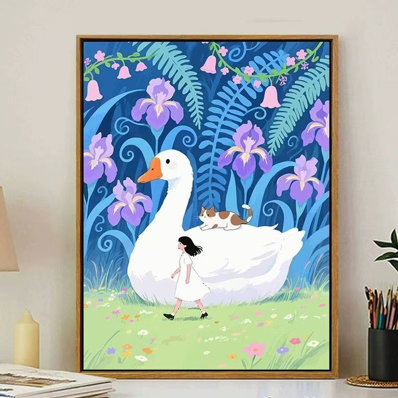 Verspielt Natur Kunst Druck Brehn