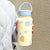 Damen Isolierflasche mit praktischer Tragelasche und verspieltem Design Brehn