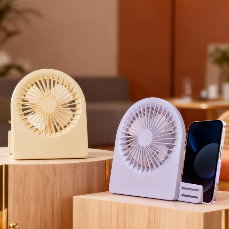 Damen Kompakter Tischventilator mit USB-Anschluss und leisen Betriebsmodi Brehn