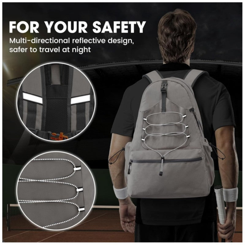 Sportlicher Tennis-Rucksack mit Schuhfach Brehn