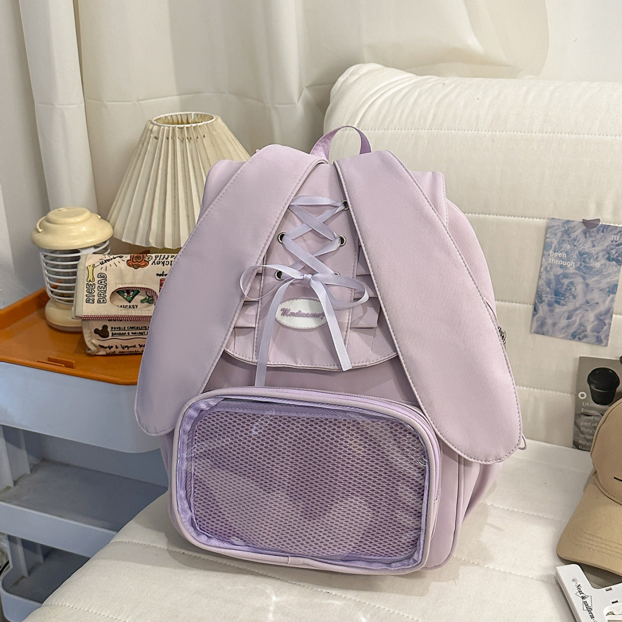 Süße Hasenohren Rucksack
