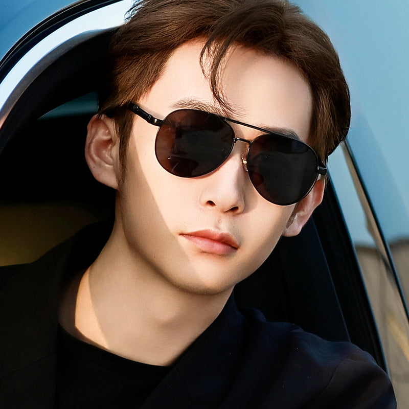 Damen Elegante Piloten-Sonnenbrille mit hochwertigen Polarisationsgläsern Brehn