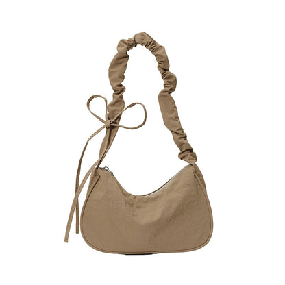WoTexturiertes Stoff Sling Bag Brehn