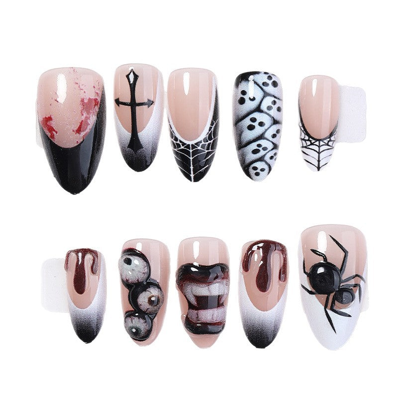 Gothic-Themen Press-On Nagel Kollektion Brehn