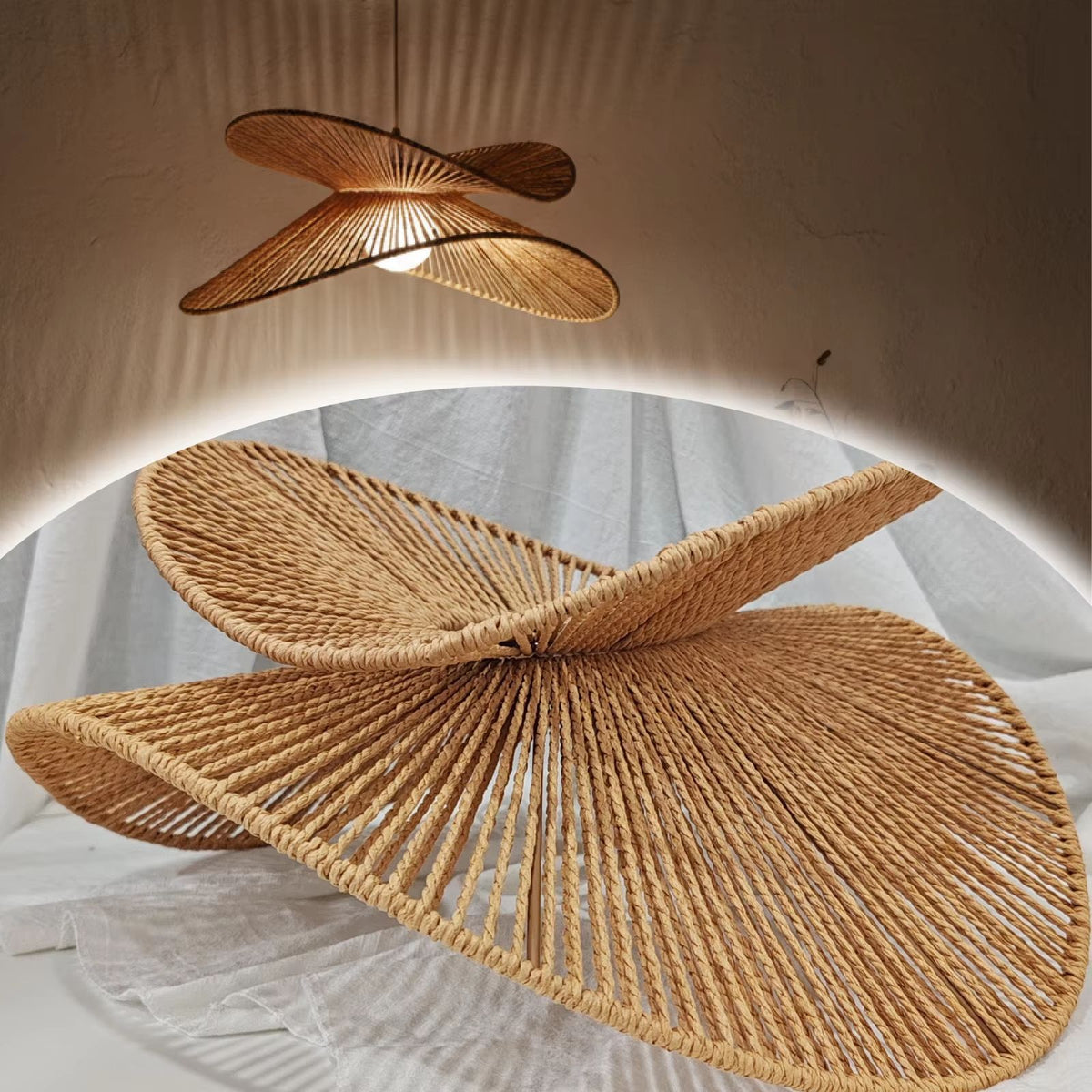 Designer-Rattan Stuhl Brehn