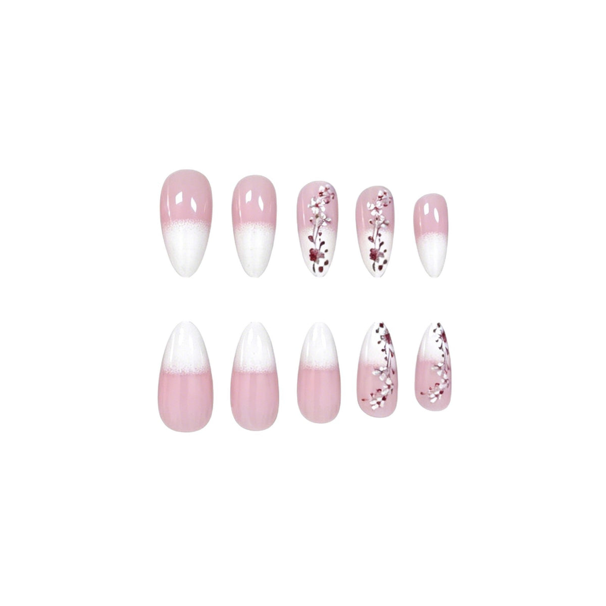 Elegante Florale Acrylnagel-Verstärkungen Brehn 1789916018