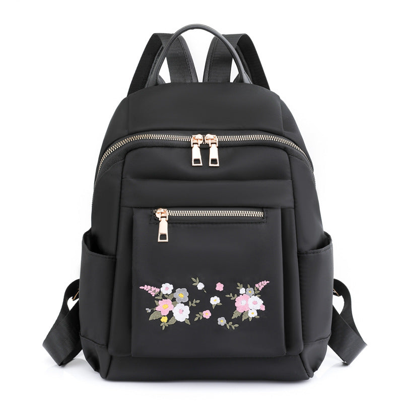 Floral Bestickter Rucksack Brehn