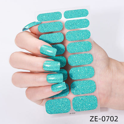 Glitter-Finish-Nagelüberzüge