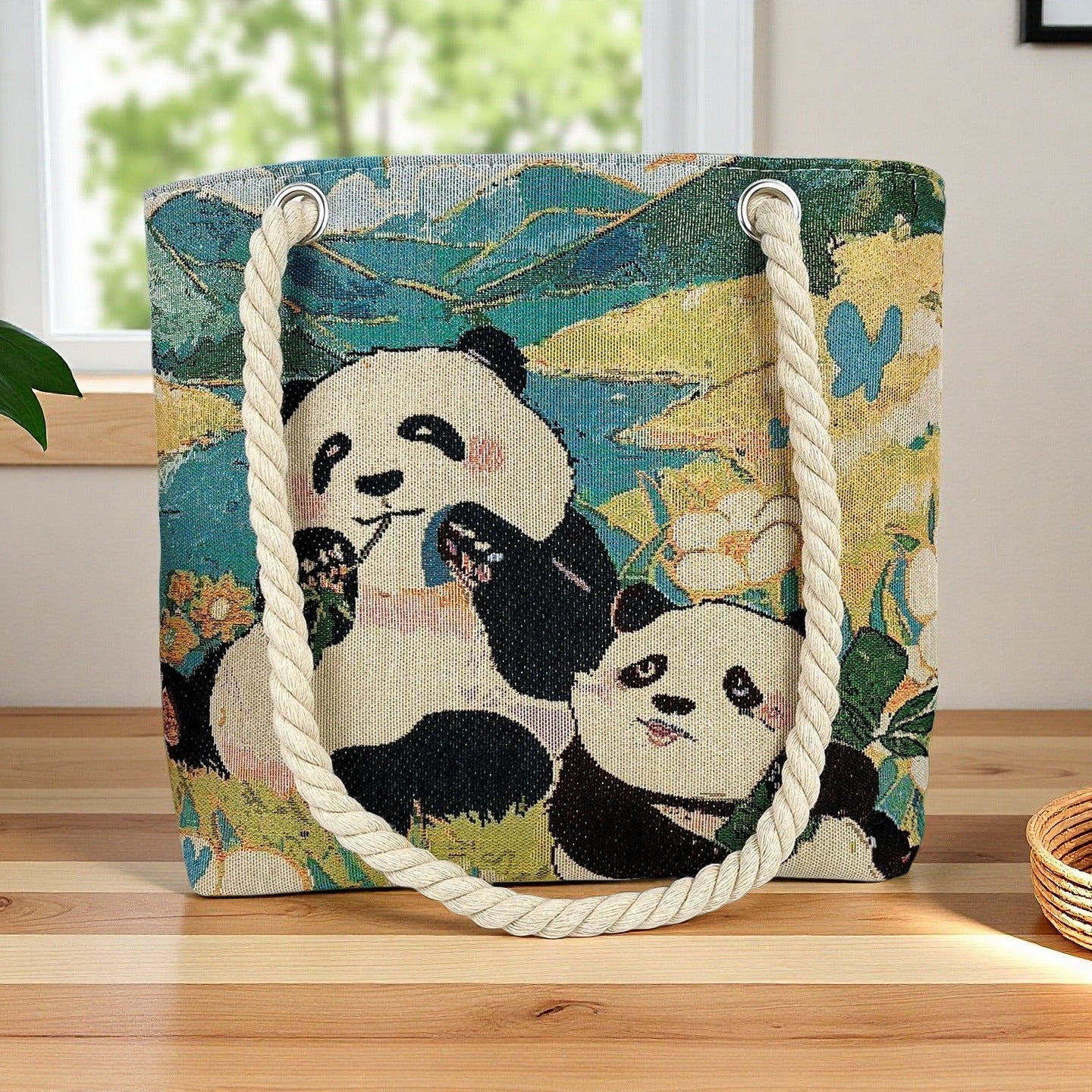 Trendige Kunsthandwerkliche Baumwolltasche Brehn