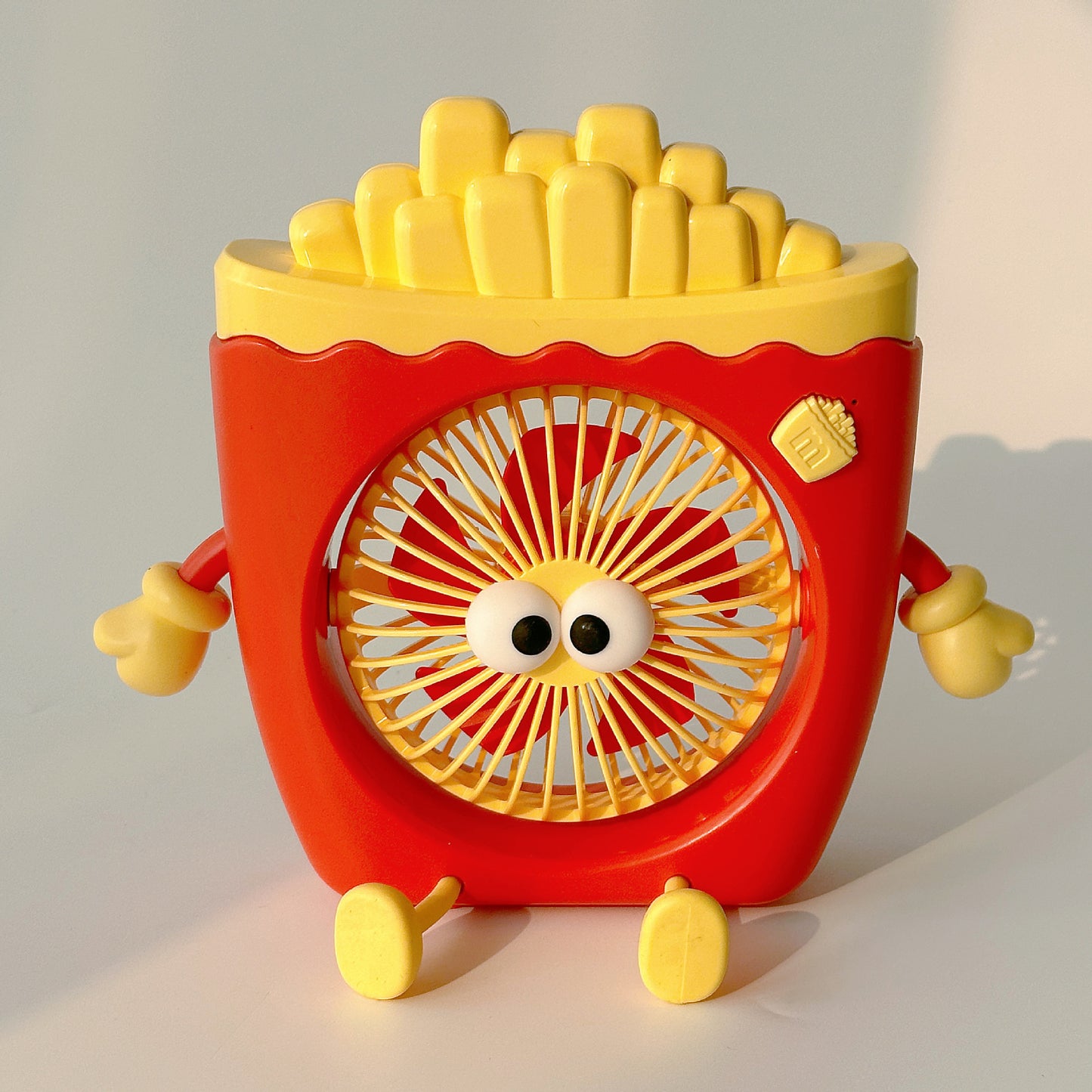 Damen Tragbarer Mini Ventilator im Burger-Design Brehn