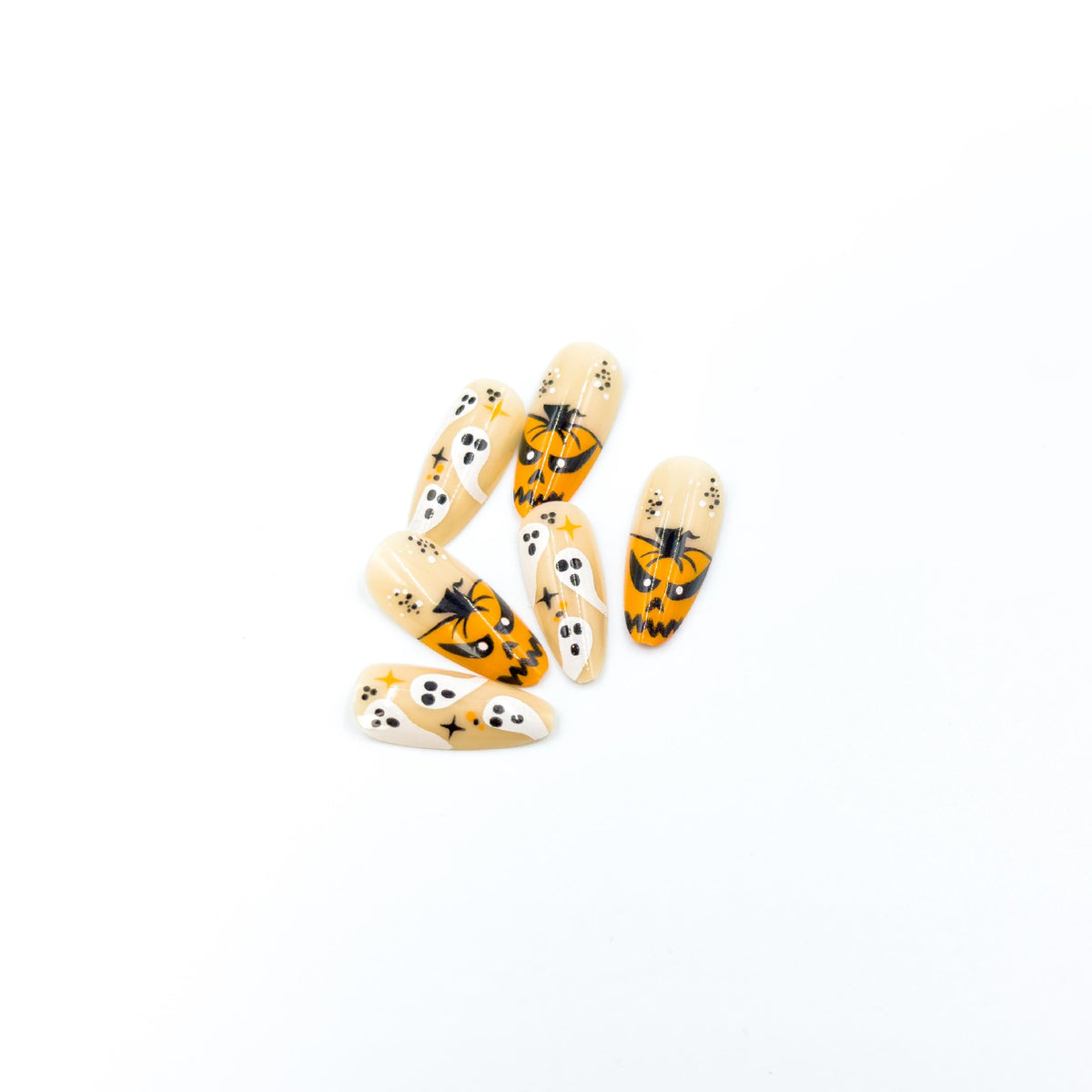 Halloween-Themen Press-On Nagelkunst Set
