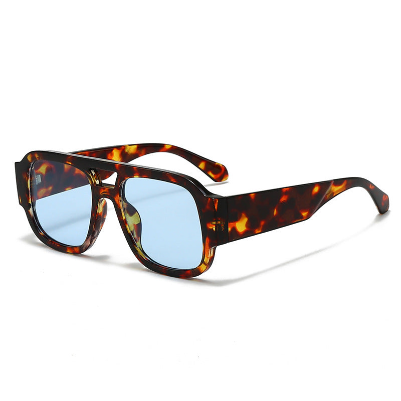 Unisex Bold Frame Retro Sonnenbrille Brehn