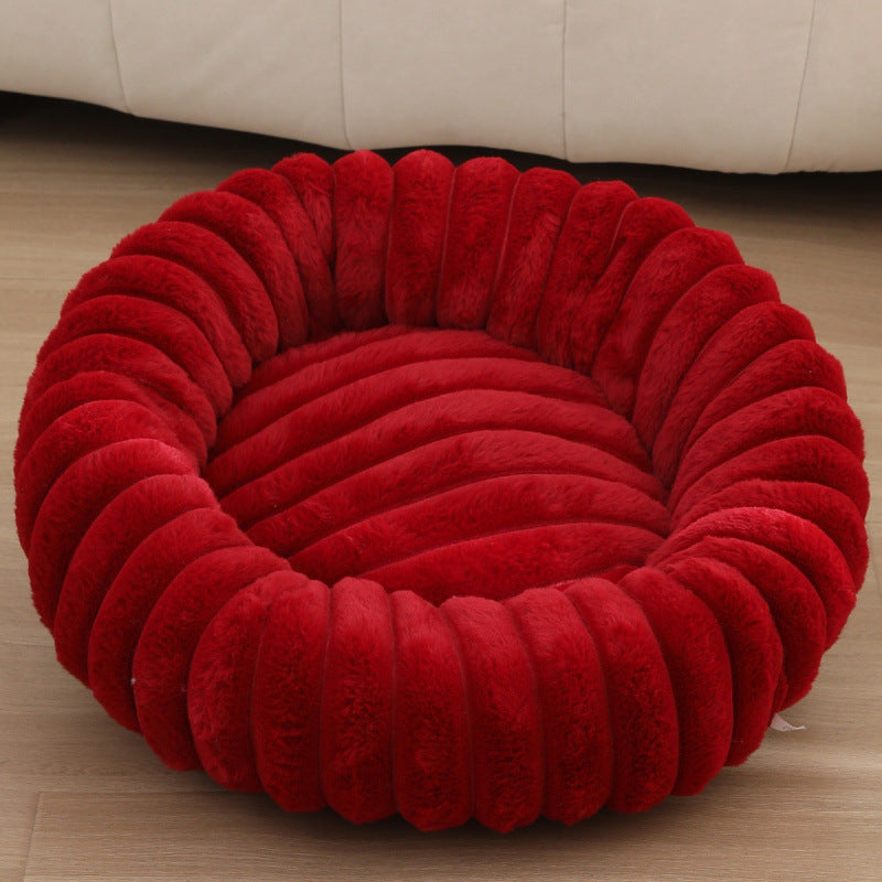 Damen Rundes Kuschelbett mit hohem Rand Brehn