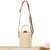 Handtasche Aus Hochwertigem Geflochtenem Naturmaterial mit Innovativem Verschluss Brehn