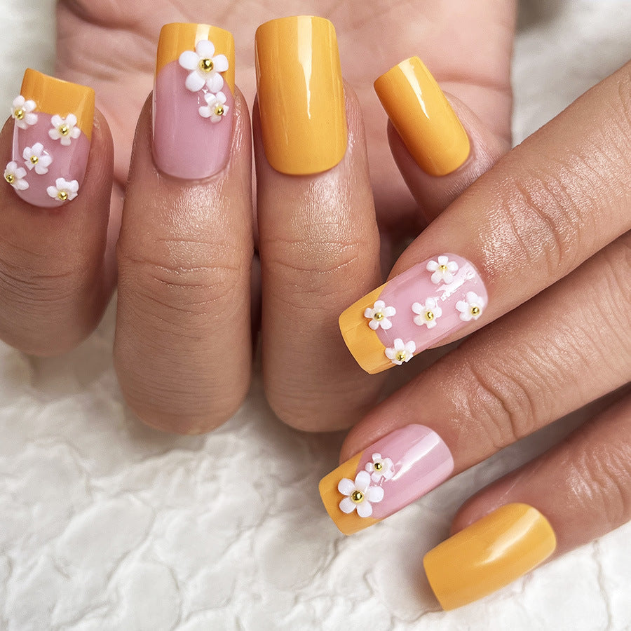 Floral Acryl Nagelspitzen Brehn