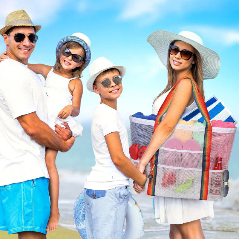 Strandtasche mit Atmungsaktivem Netzmaterial Brehn