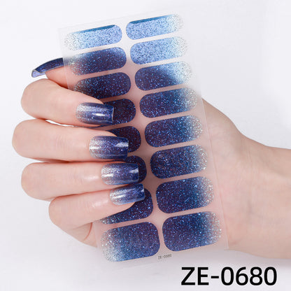 Glitter Ombre Nagelwraps  1790954415