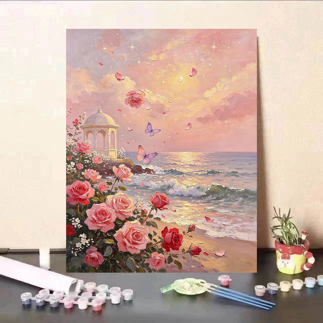 DIY Floral Landscape Malen nach Zahlen Kit Brehn