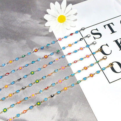 Farbenfrohes bösen Blick Charm Armband Brehn 1788164354