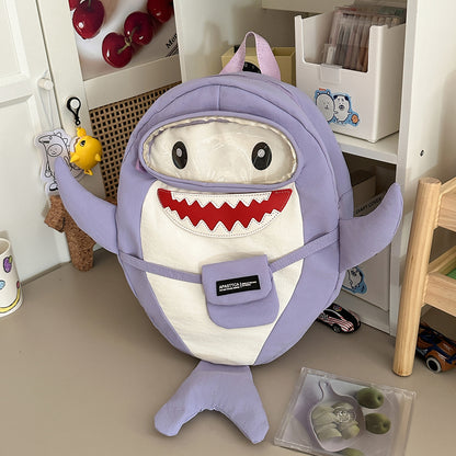 Adorable haiförmiger Schulrucksack