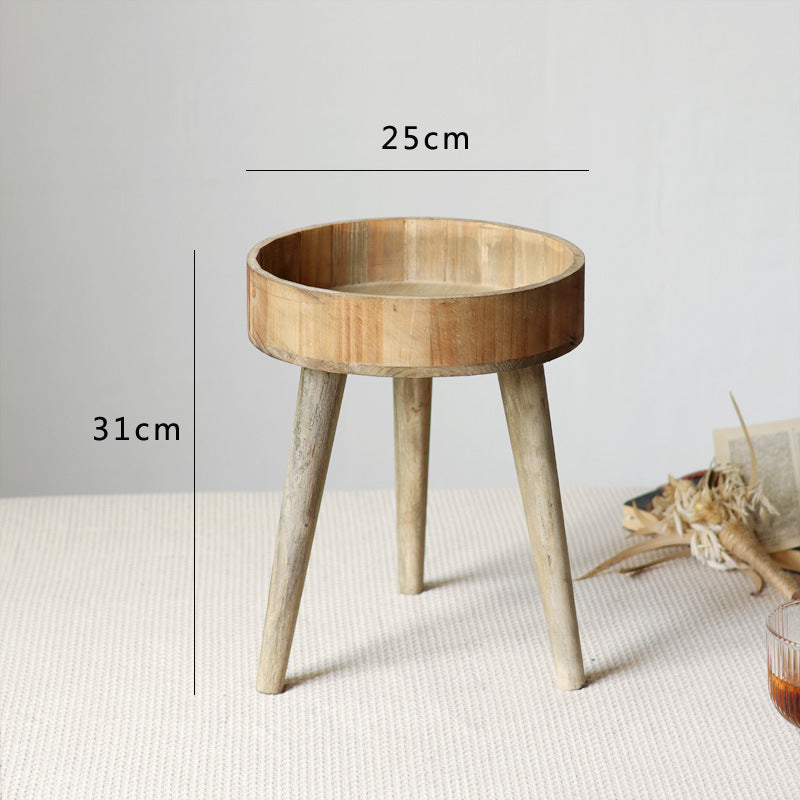 Moderner Beistelltisch aus Holz Brehn