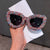 Damen Designer Sonnenbrille mit Strassdetails Brehn