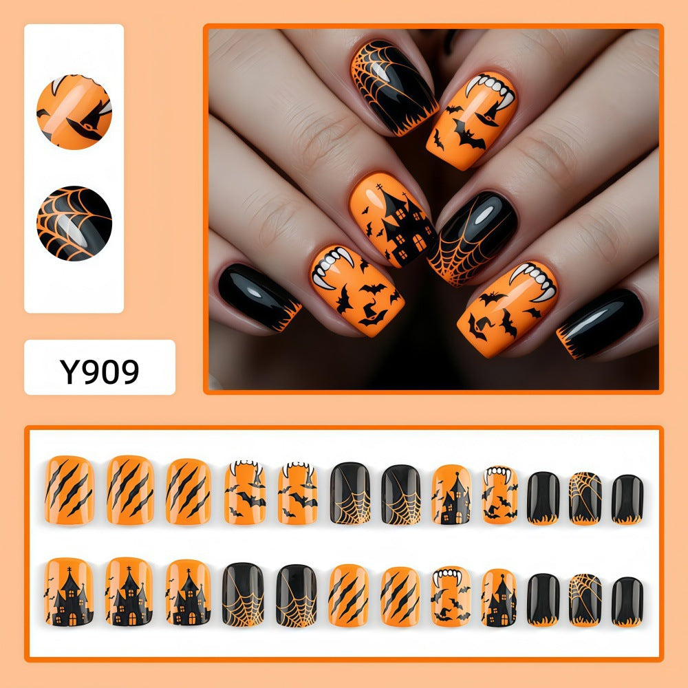 Kreatives Halloween Kunstnagel-Set Brehn