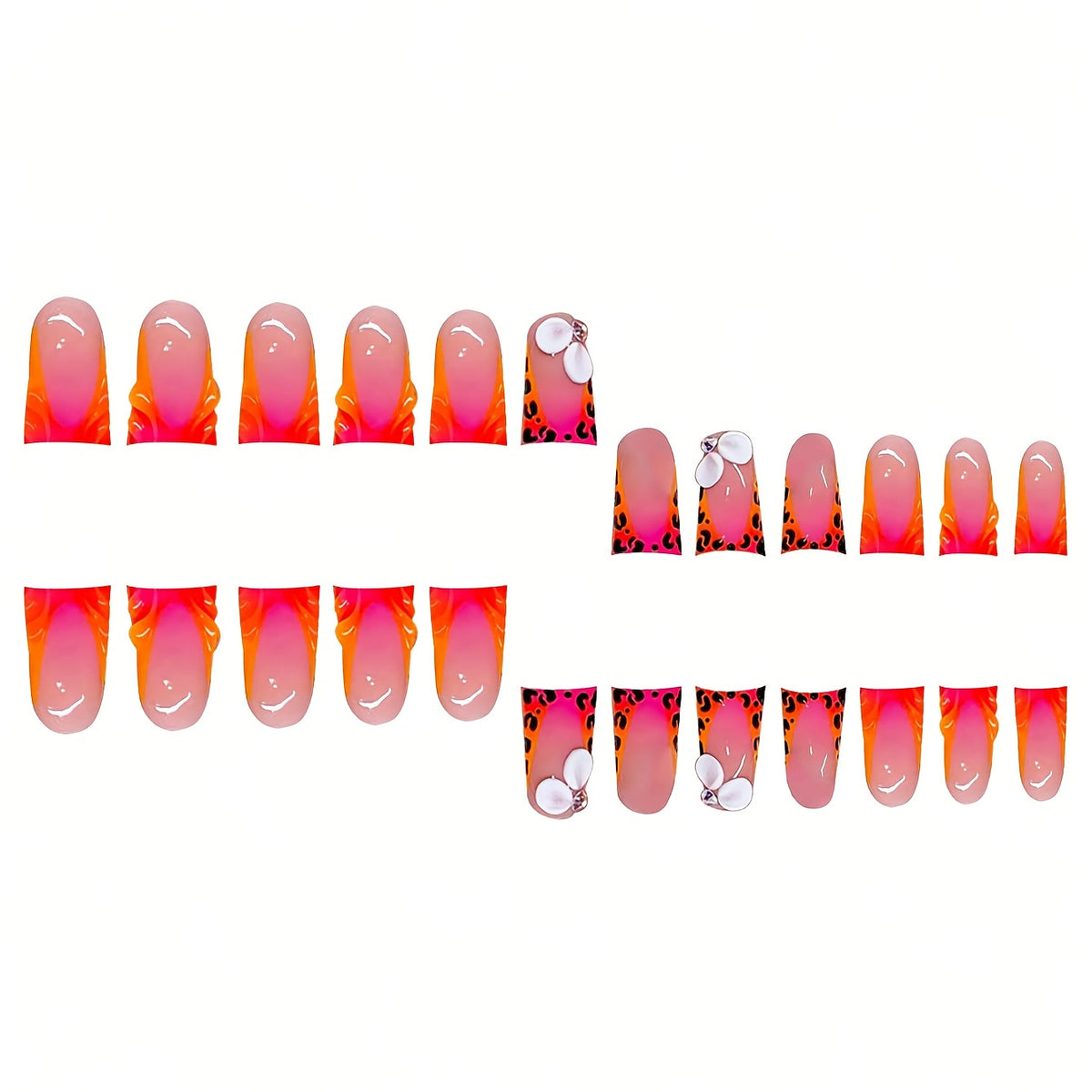 Künstlerische Acryl-Nagelverzierungen Brehn