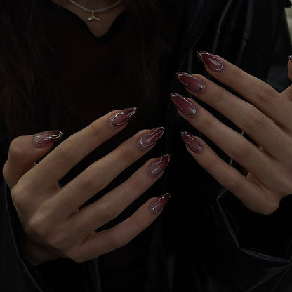 Kunstnagelset mit eleganten Ombre-Effekten Brehn