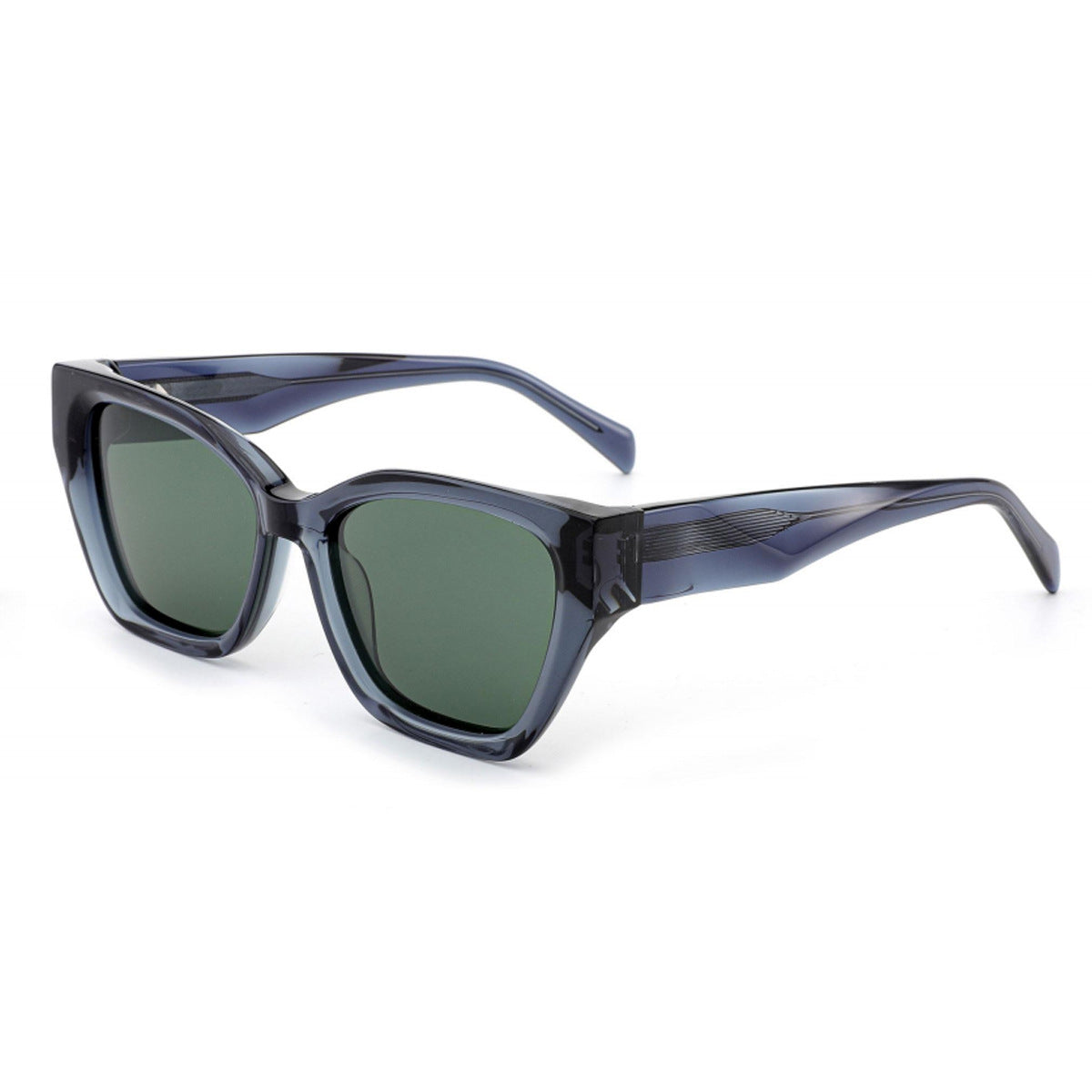 Damen stylische Sonnenbrille mit markantem Kunststoffrahmen Brehn