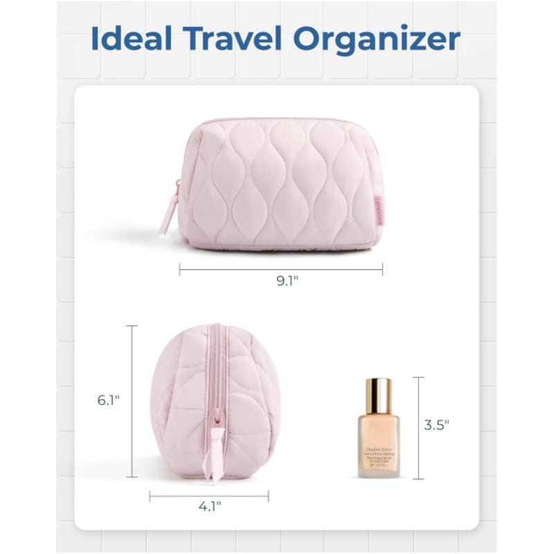 Kosmetik-Organizer Tasche mit Quermuster Brehn
