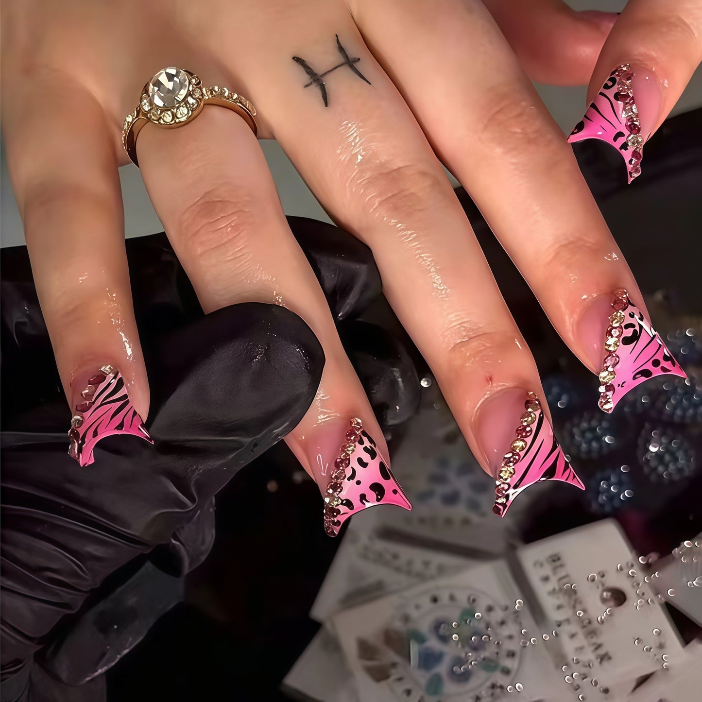 Glamorous Stiletto-Nagelerweiterungen Brehn